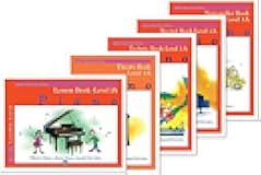 Alfred's Basic Piano Library: Level 1A Books Set (5 Books) - Lesson 1A, Theory 1A, Technic 1A, Recital 1A, Notespeller 1A