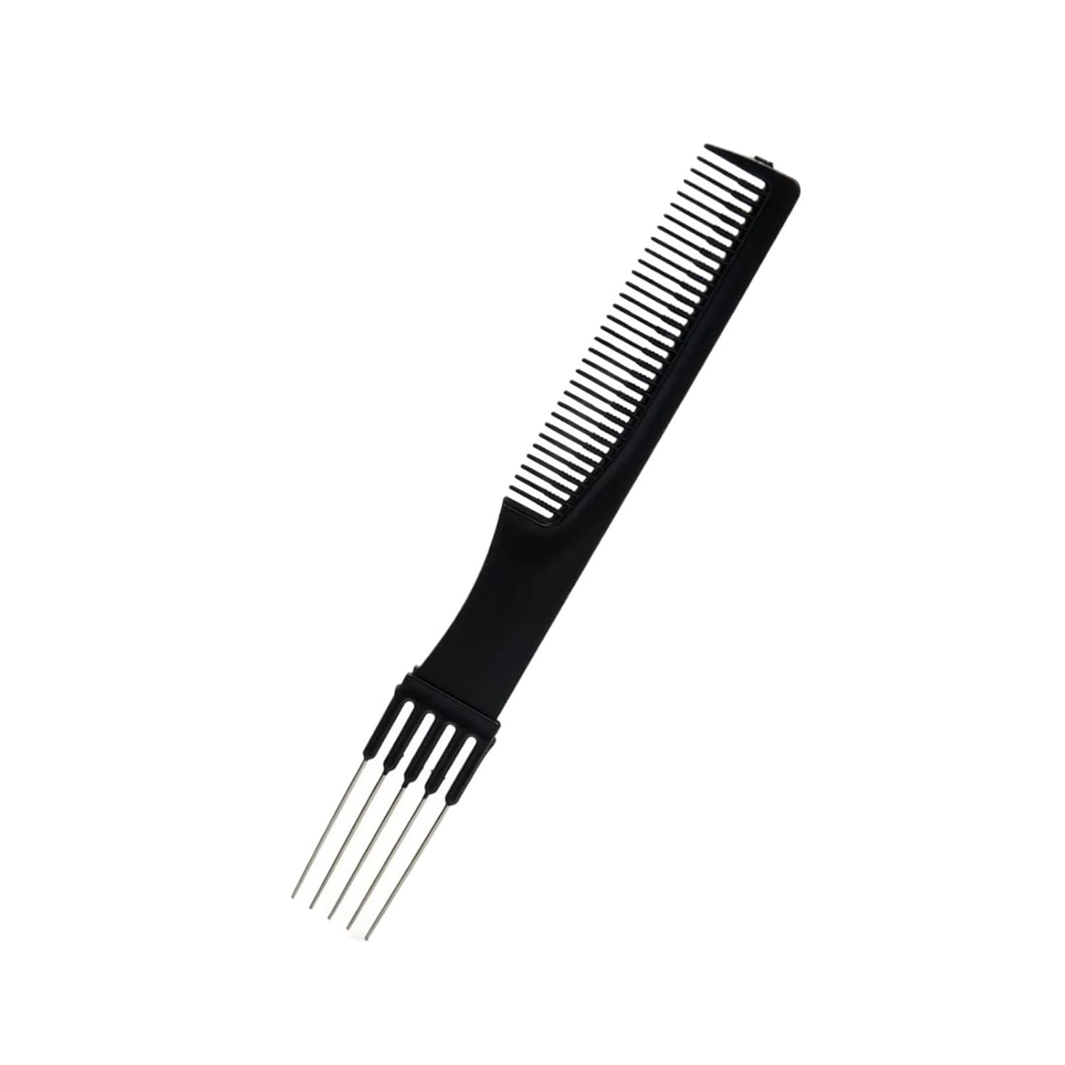 5/10/20PCS Stainless Steel & Plastic Hair Tail Comb For Hairdressing Styling(10pcs black)