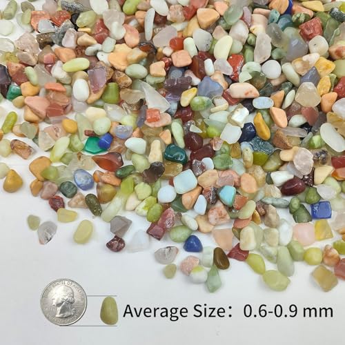 Image of 2LB Colorful Pebbles for Succulent, 3 /8 Inch Natural River Rocks for Plants, Natural Decorative Polished Pebbles for Cactus,Vases, Planters,Outdoor Gardening and Indoor Plants