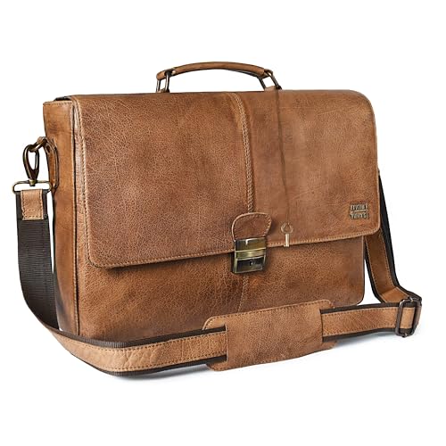 Bolso de mensajero de cuero para laptop 16'' miniatura 1