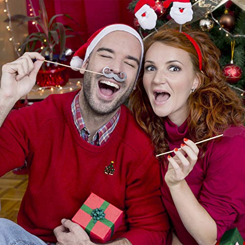 STOBOK 25 Pcs Pinos Broche de Led Broche de Natal Broche de Sino de Boneco de Neve de Papai Noel Bro