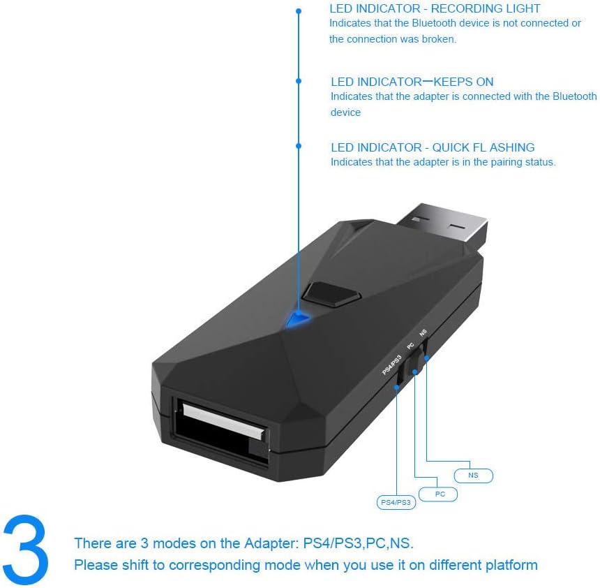 Up To 40% OFF EJGAME Controller Adapter, Converter for PS5/PS4/PS3/Nintendo Switch/PC,Makes PS5/PS4/Xbox/Nintendo Switch Controllers Compatible with Your Nintendo Switch/PS4/PS3 and PC Console Limited Discount EJGAME Controller Adapter, Converter for PS5/PS4/PS3/Nintendo Switch/PC,Makes PS5/PS4/Xbox/Nintendo Switch Controllers Compatible with Your Nintendo Switch/PS4/PS3 and PC Console