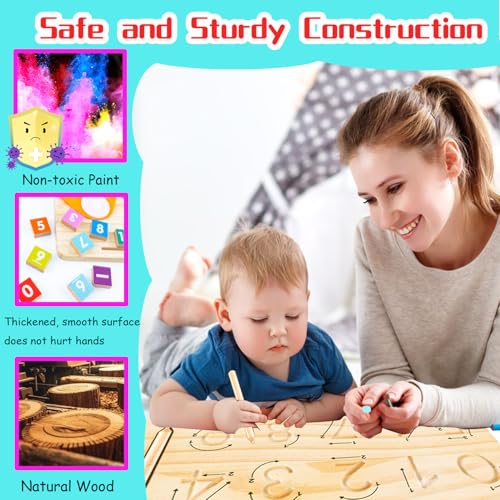 Montessori Toys for 3 4 5 Year Old,Preschool Learning Toys for Toddlers age 2-4,Educational Math manipulatives Number Counting Blocks for Kids,Birthday Christmas Stocking Stuffers for Boys Girls - Image 5
