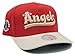 Mitchell & Ness Los Angeles Angels of Anaheim New City Connect Pro Crown Red Tan Era Snapback Hat Cap