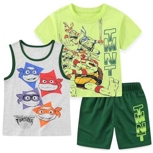 Conjunto corto Nickelodeon TMNT que soluciona el vestuario diario de los niños activos