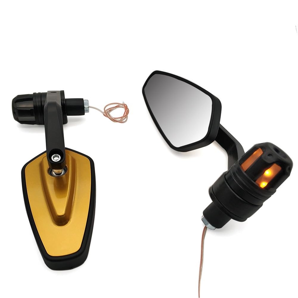 Espejo retrovisor para motocicleta de 22mm compatible con Caponord 1200 Z800 1