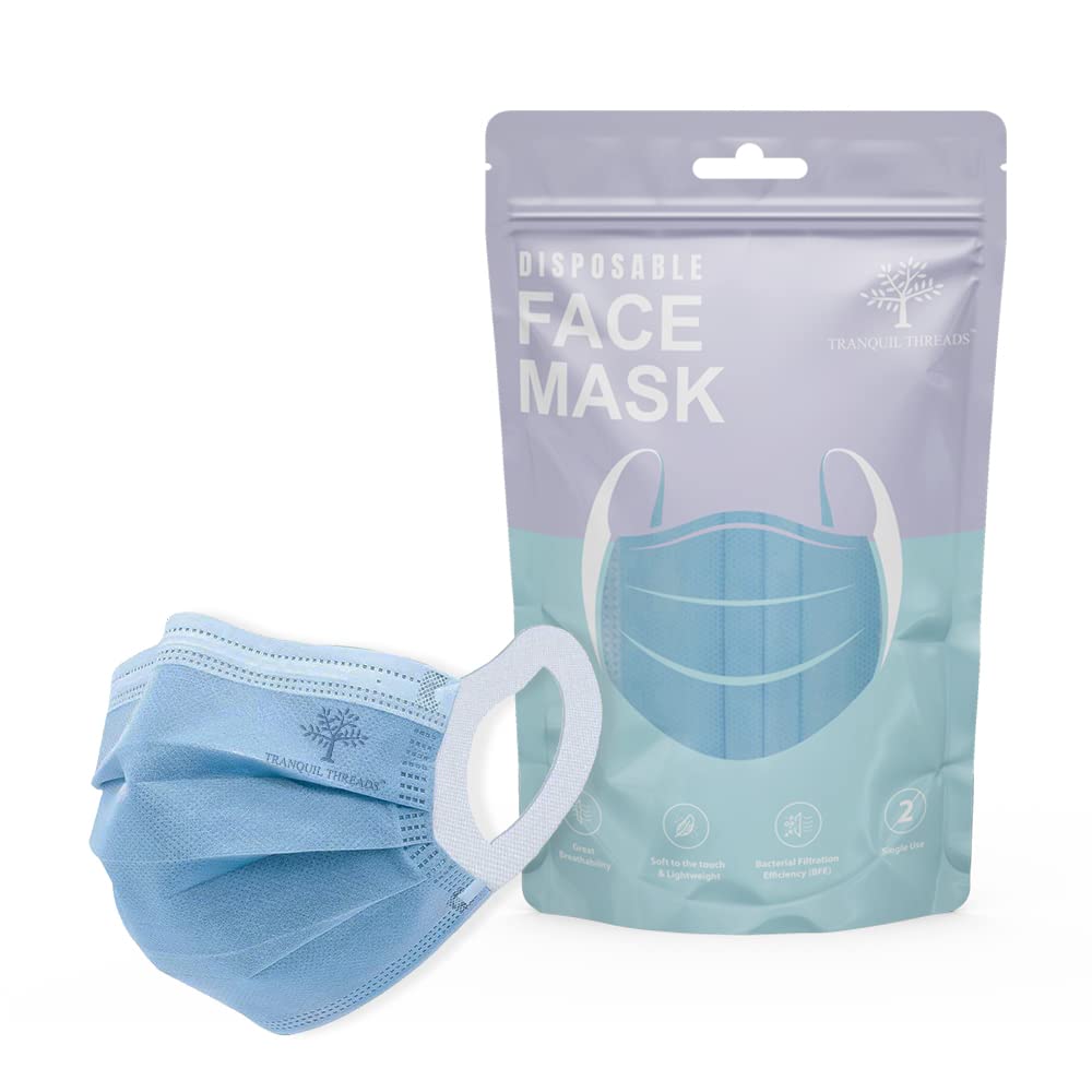 Tranquil Threads 3Ply Surgical Face Mask (100) (B08X69DXJK) Amazon Price History, Amazon Price Tracker