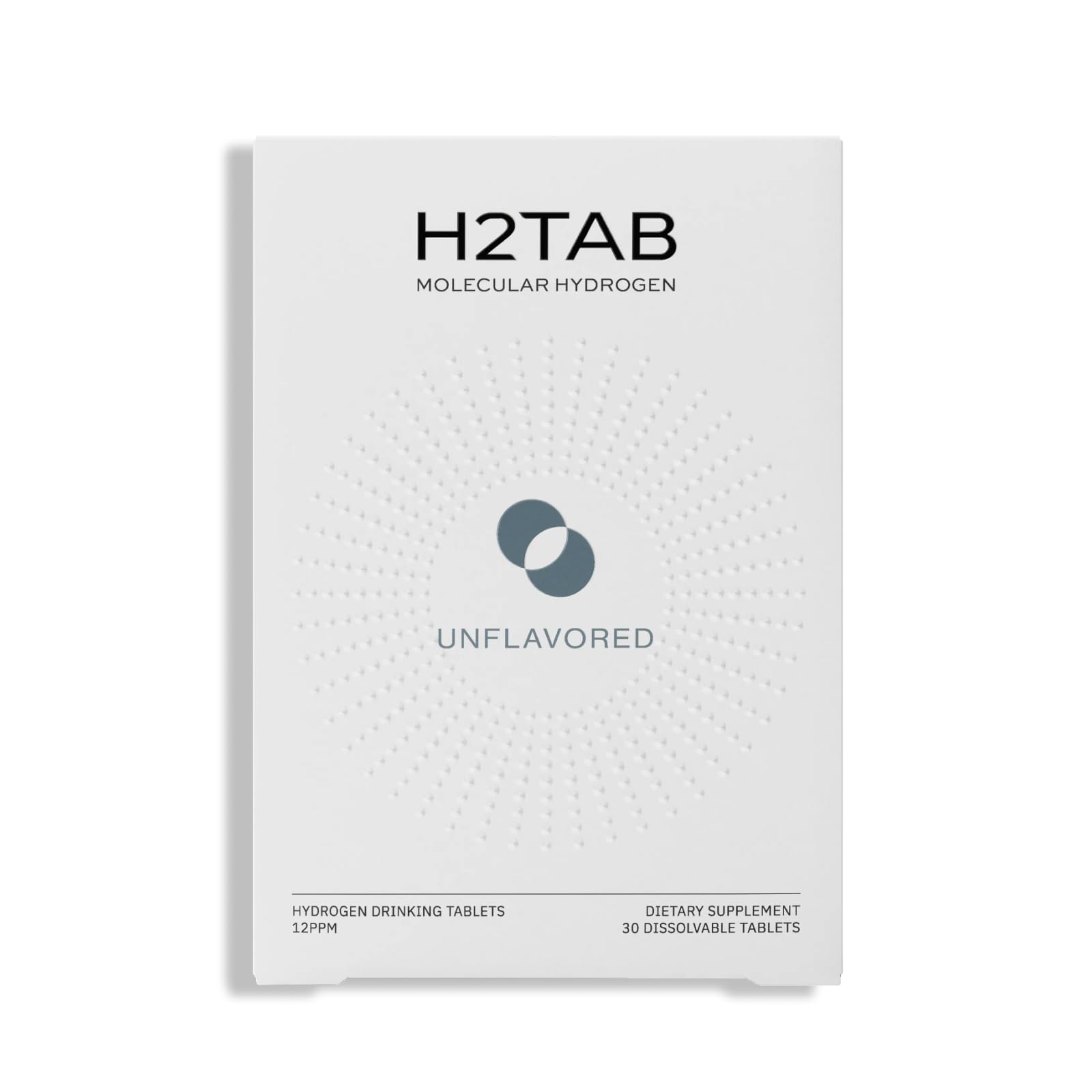 Molecular H2TAB Hydrogen Tablets with Magnesium -12 PPM Hydrogen Tablets for Drinking Water -Rich in Antioxidants, Supports Cellular Health, Recovery & Cognitive Function (30 Counts, Unflavored)