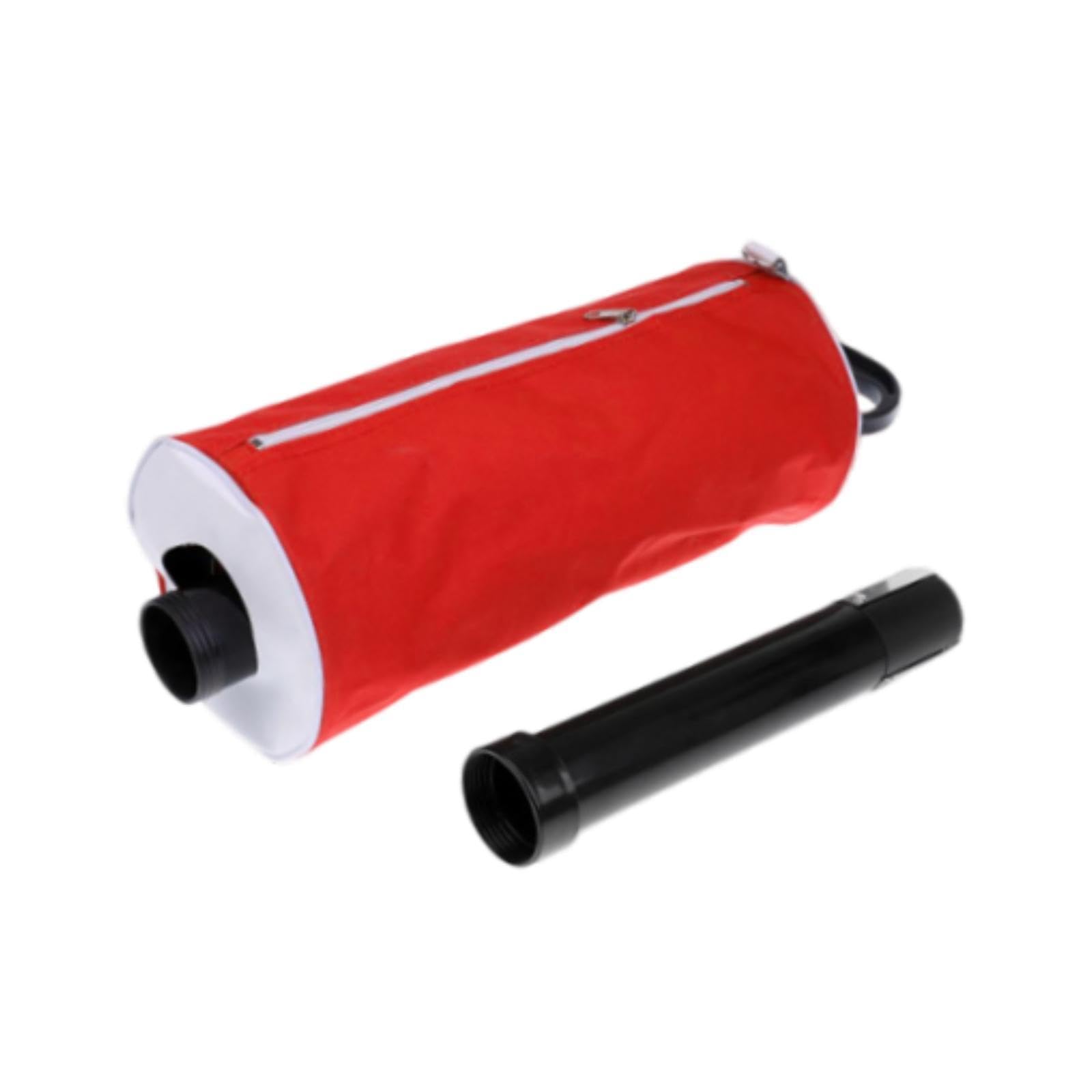 Sacchetto Raccogli Palline da Golf con Tubo Rimovibile, può Contenere Fino a 70 Palline, Strumento di Raccolta Portatile, Accessori per Il Golf, Allen, Rosso