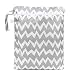 Bumkins Wet Dry Bag, Gray Chevron