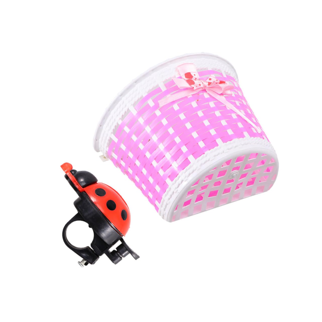 2 Uds Cesta De Almacenamiento para Bicicleta Cesta Portabicicletas Manillar De Bicicleta Campana Cesta para Bicicleta Campana para Bicicleta para Niñas Decoraciones para