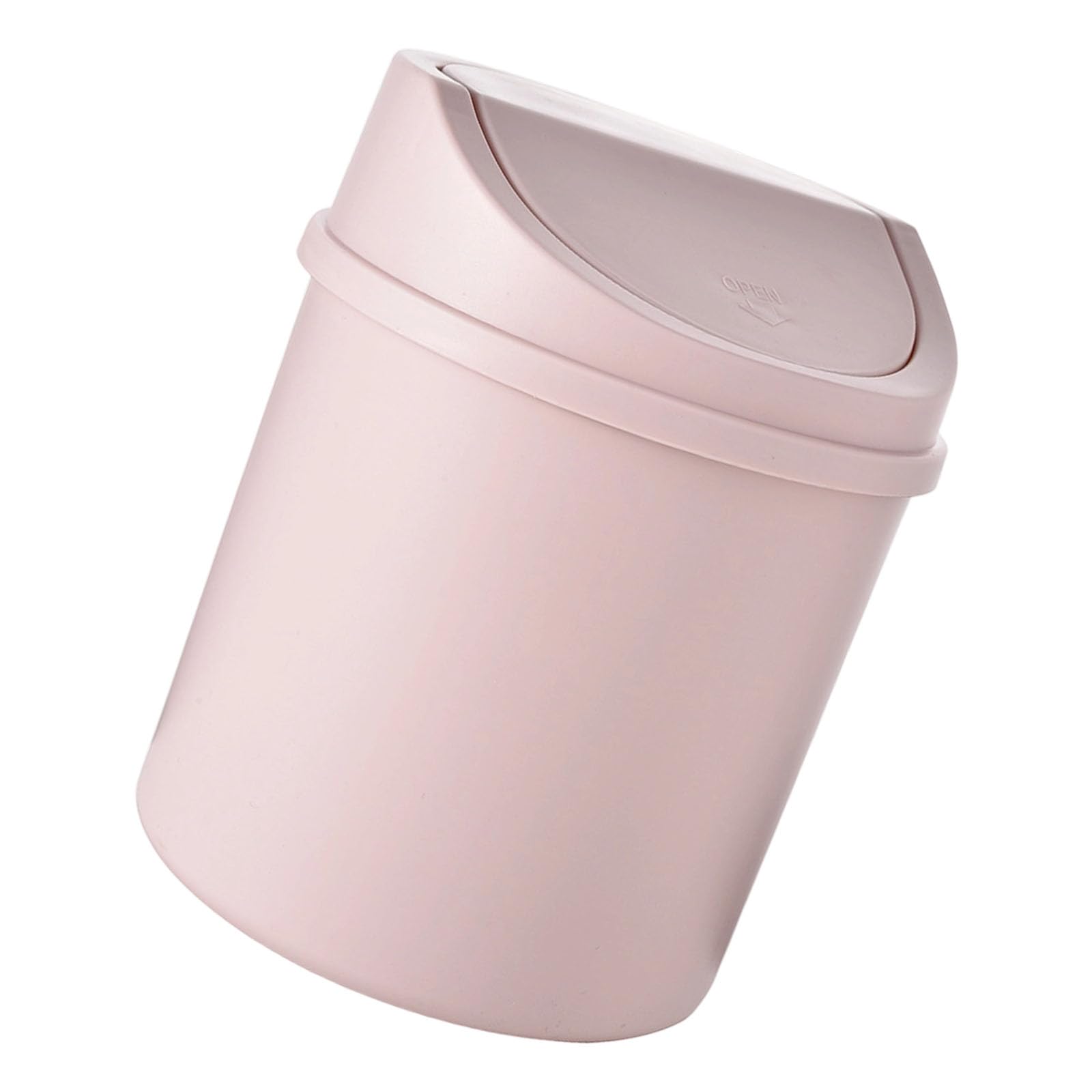 Tsophreniq Trash Can with Easy Lid Design Easy to Clean Desktop Paper Bin for Multipurpose Home and Desktop Use Trash Bin