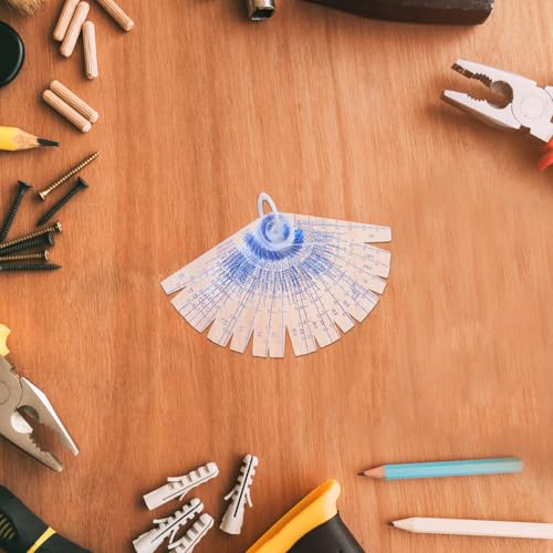 Juego de calibrador de espesores de plástico de 25 piezas, rango de medición de 0,05 a 3 mm, herramienta para inspección de holguras en ingeniería, automoción y uso doméstico, probador de holguras en forma de cuña miniatura 5
