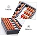 NAMOARLY Traditional Abacus for Kids Portable Counting Abacuses Educational Math Learning Tool Lightweight 8.74In Soroban Board for Toddlers