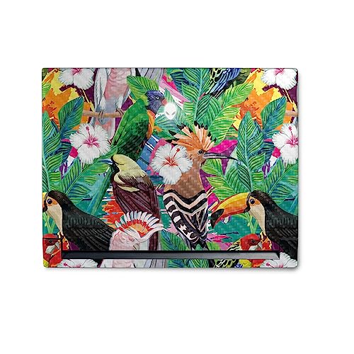 Image of MightySkins Carbon Fiber Skin Compatible with Alienware M18 R1 (2023) Full Wrap Kit - Tropical Paradise | Protective, Durable Textured Carbon Fiber Finish | Easy to Apply | Made in The USA