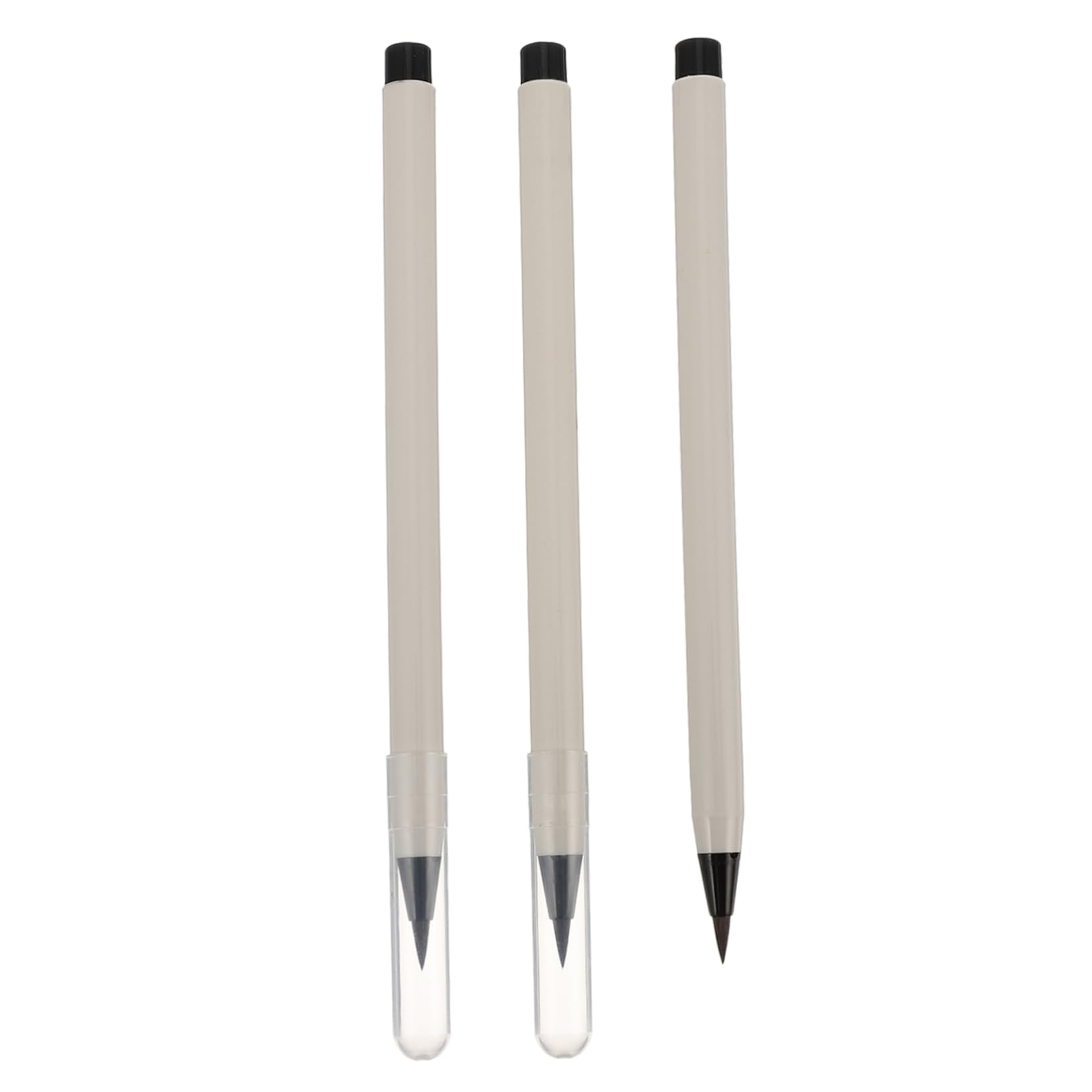 DOITOOL 1set Refillable Calligraphy Brush for Beginners Smooth Writing Painting Tool Design for Calligraphy Practice Easy to Maintain for Art Projects 3pcs