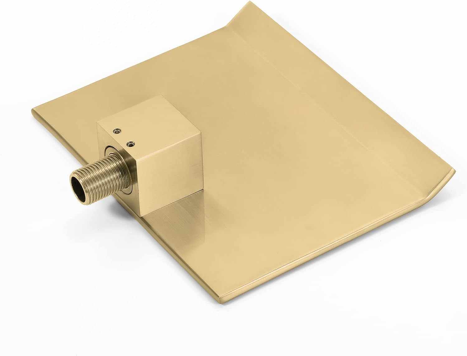 Caño De Bañera En Cascada, De Latón Macizo, De 7.8 Pulgadas De Diámetro, De Alto Caudal, para Montaje En Pared, Grifo para Lavabo., Brushed Gold