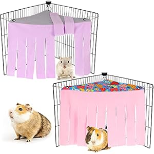 2 Pieces Guinea Pig Hideout Small A...