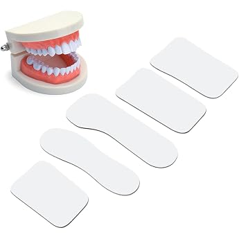 Pack of 5 dental mirrors mouth mirrors intraoral mirror orthodontic glass for clinical dentists