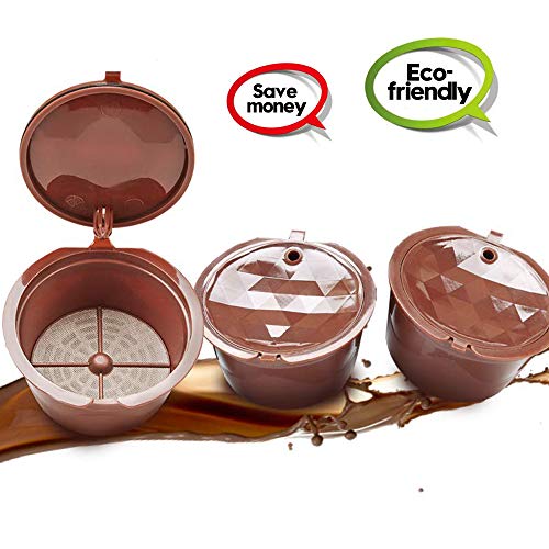 i Cafilas Filtros recarregáveis de cápsulas reutilizáveis para cápsulas de café da Nescafe Dolce Gus