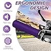 AEYINO Bike Handlebar Grips - Ergonomic Mountain Bike Grips With Single Lock-on, Comfortable Rubber Anti-Slip Handle Grips, Bicycle Handle Bar for 22.2mm MTB, BMX, Scooter Grips, City,Trekking,Cruiser #2