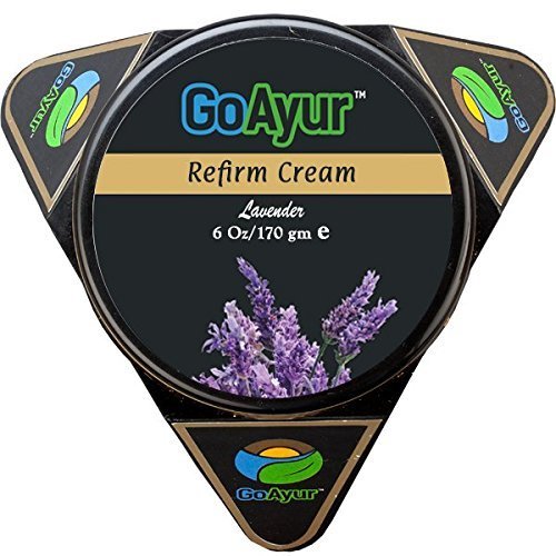 GoAyur Lavender Ayurvedic Breast Tightening Cream - 6 oz, Herbal anti-sagging bust firming and Natural Uplift, 100% Herbal Actives, Natural Fragrance