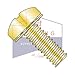 M3-.5 x 6 JIS B1188 Phillips Pan Internal Washer Sems MS Full Thrd Zinc Yellow Bake ROHS (QUANTITY: 5000 pcs)