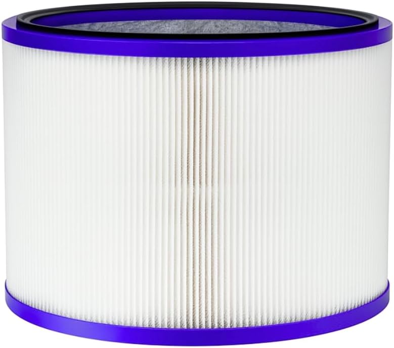 Nispira HP01 HP02 DP01 968125-03 Replacement Filter Compatible with Dyson Pure Cool Link Desk & Pure Hot Cool Link Air Purifiers Evo Filter 968125-03 2-in-1 HEPA Activated Carbon, 3 Pack