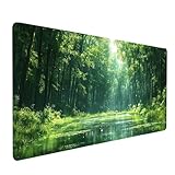 【RUTSCHFESTE GUMMIUNTERSEITE】: Die weiche und dichte, rutschfeste Gummiunterseite sorgt für sicheren Halt. Die hohe Stabilität verhindert ein Verrutschen und erhöht die Genauigkeit und Geschwindigkeit