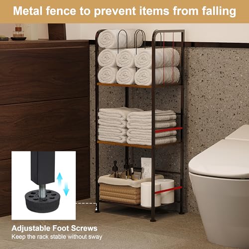 Towel Rack Free Standing 3-Tier M-Shaped Detachable Dividers, Durable Metal Towel Holder for Bathroom, Pool Towel Rack, Space-Saving Towel Storage Organizer, Modern Bath Towel Shelf Patent Pending