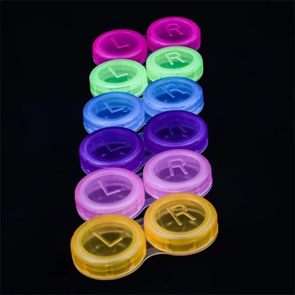 Astuccio per lenti a contatto, Custodie for lenti a contatto Trasparenti Kit di conservazione da viaggio 30 o 50 pezzi(50pcs)