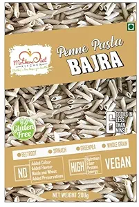 Gluten Free Bajra Penne Pasta 200g | No Maida No Sooji | Power of Millets I