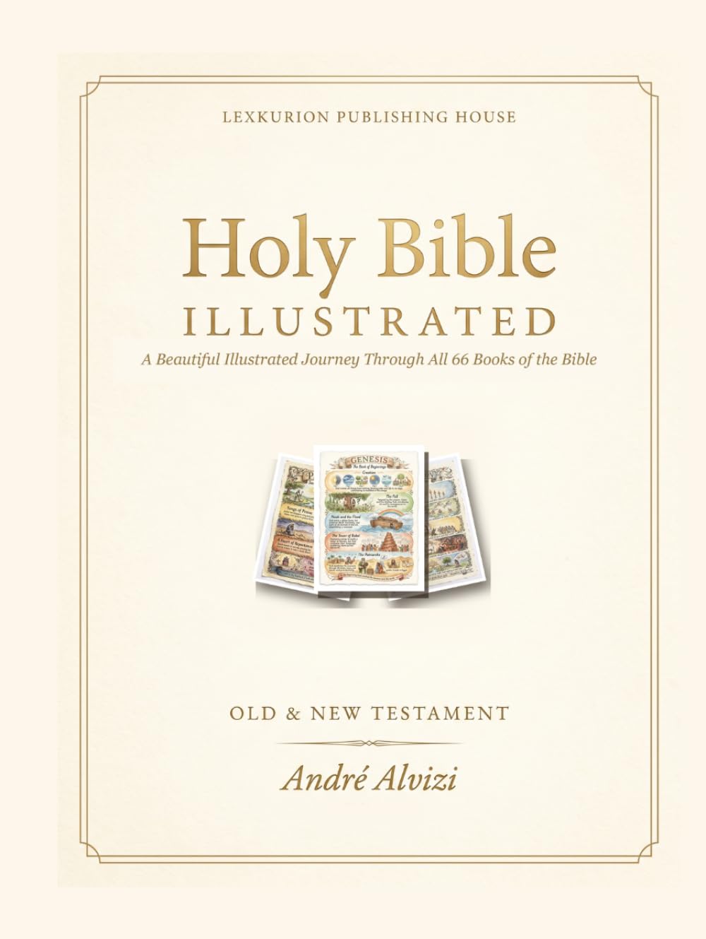 Holy Bible Illustrated: A Beautiful Illustrated Journey Through All 66 Books of the Bible