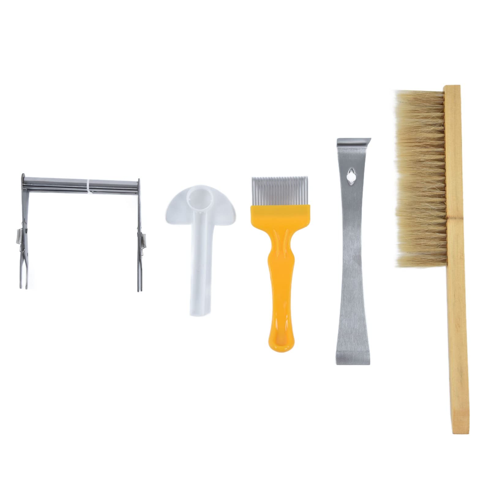 6 Pezzi di Forniture per Apicoltura Kit di Partenza per Apicoltura, Forniture per Apicoltura Kit di Strumenti per Apicoltura, Kit per Api Fumatore con Strumenti per Alveare per Apicoltore Forniture Ne