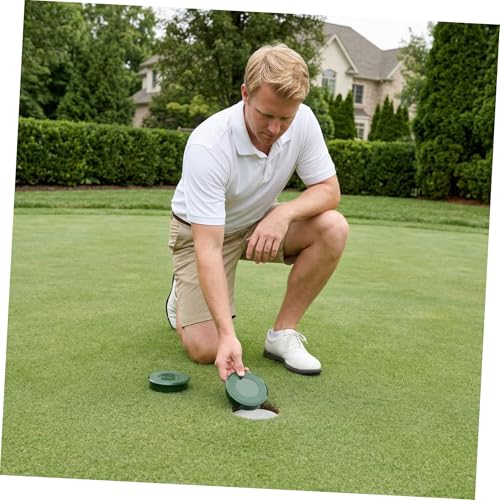 Tapones para hoyos de golf en plástico resistente de 9.5cm pack de 6 unidades de alta durabilidad 7