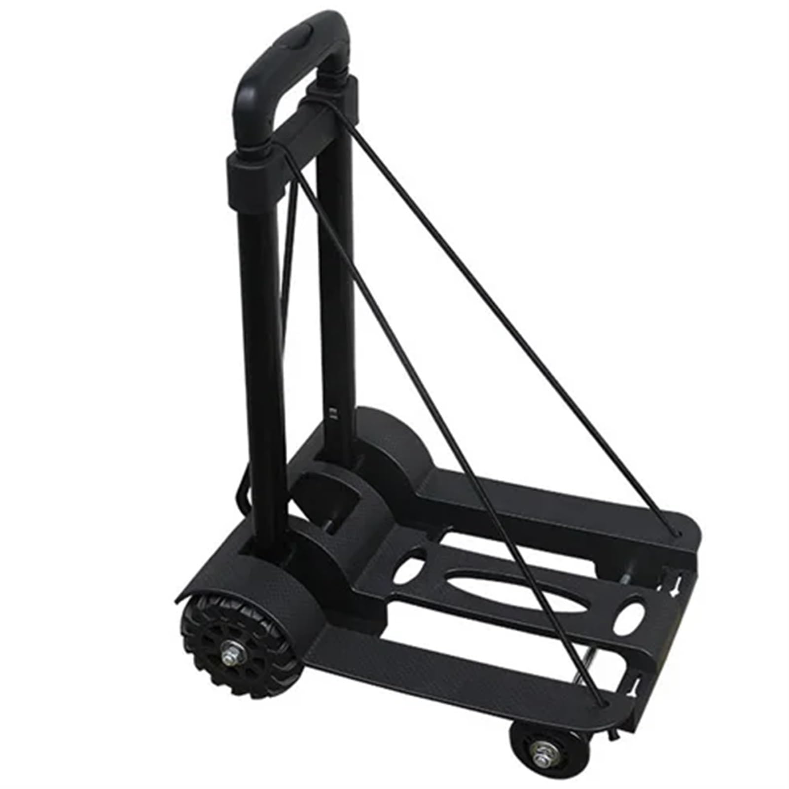 Carrello Manuale Pieghevole Carrello Pieghevole Pieghevole a Mano, Carrello a rotelle, Carrello Pieghevole, Carrello da Viaggio, Carrello for Bagagli, Portatile, Uso Domestico