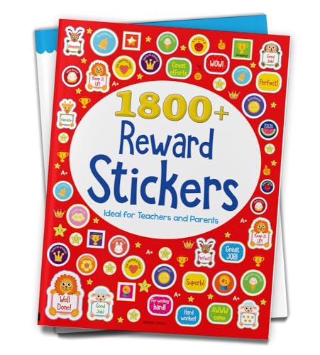 1800+ Reward Stickers - Ideal For Teachers And Parents : Sticker Book With Over 1800 Stickers To Boost The Morale of Kids