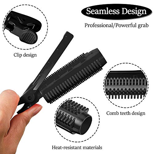 6 Pcs Volumizing Hair Root Clip Natural Fluffy Hair Curler Rollers Clips Volume Hair Naturally Fluffy Curly Hair Styling Tool Self Grip Volume Hair for Women No Damage and Heat-Free - Thumbnail 2