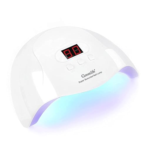 Miniatura 9 de GreenLife - Lámpara de uñas de 54 W, 18 cuentas UV LED, lámpara de uñas portátil profesional de secado rápido con 3 temporizadores para uñas