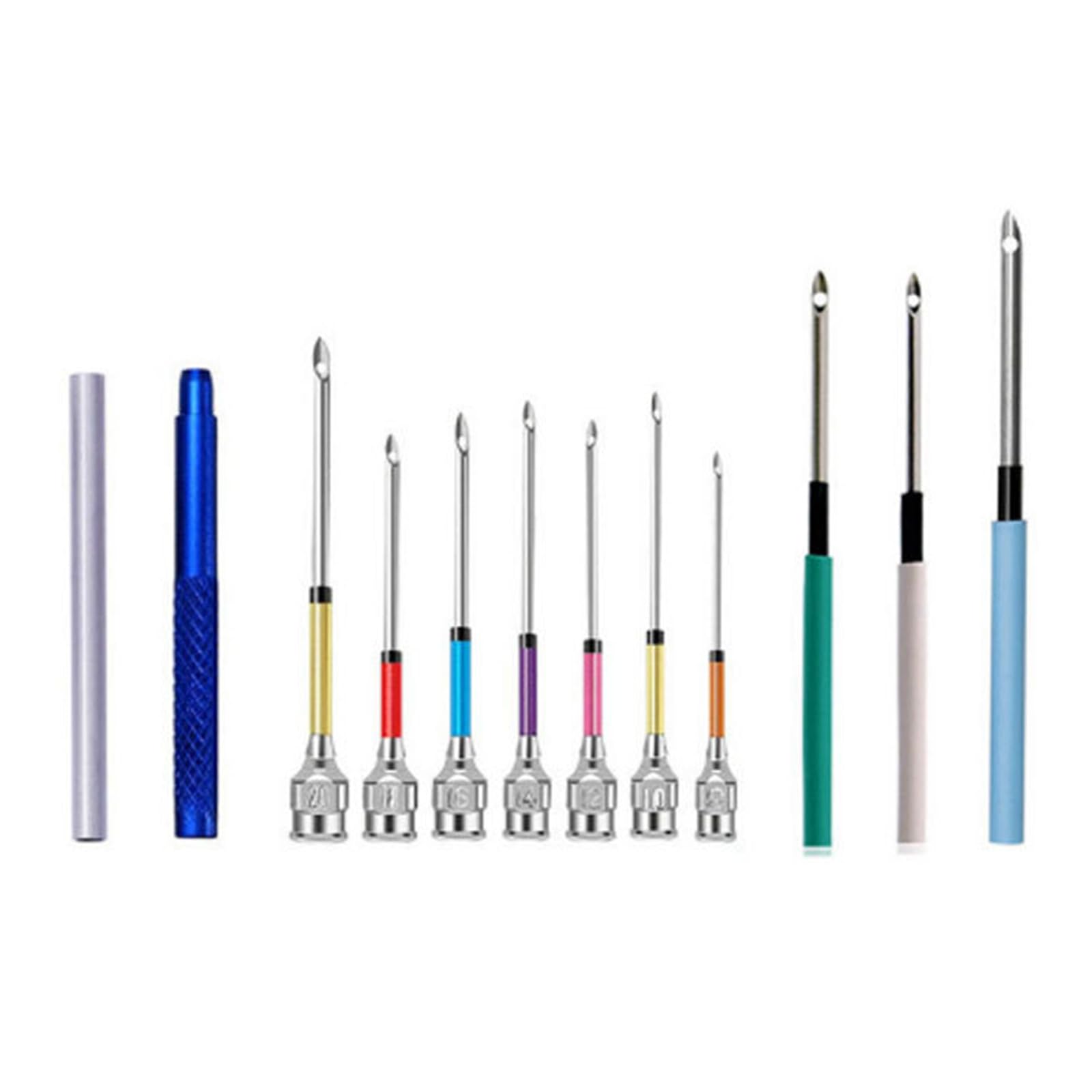 Buxuaaaa Tzcz323 Needle Kits, Embroidery Tool, Needle Supplies With Embroidery, Threader, Seam, Tool For Yarn Small Adjustable With Threader
