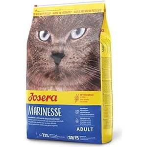 Josera – Pienso Gatos – 10 kg – Receta Marinesse – Alimento Hipoalergénico Mascota Adulta – A Base de Salmón – Sin Cereales – Con Proteínas de Calidad