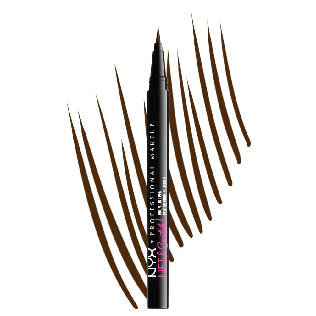 NYX Professional Makeup Lift And Snatch Penna Sopracciglia, A prova di sbavature, No transfer, Espresso