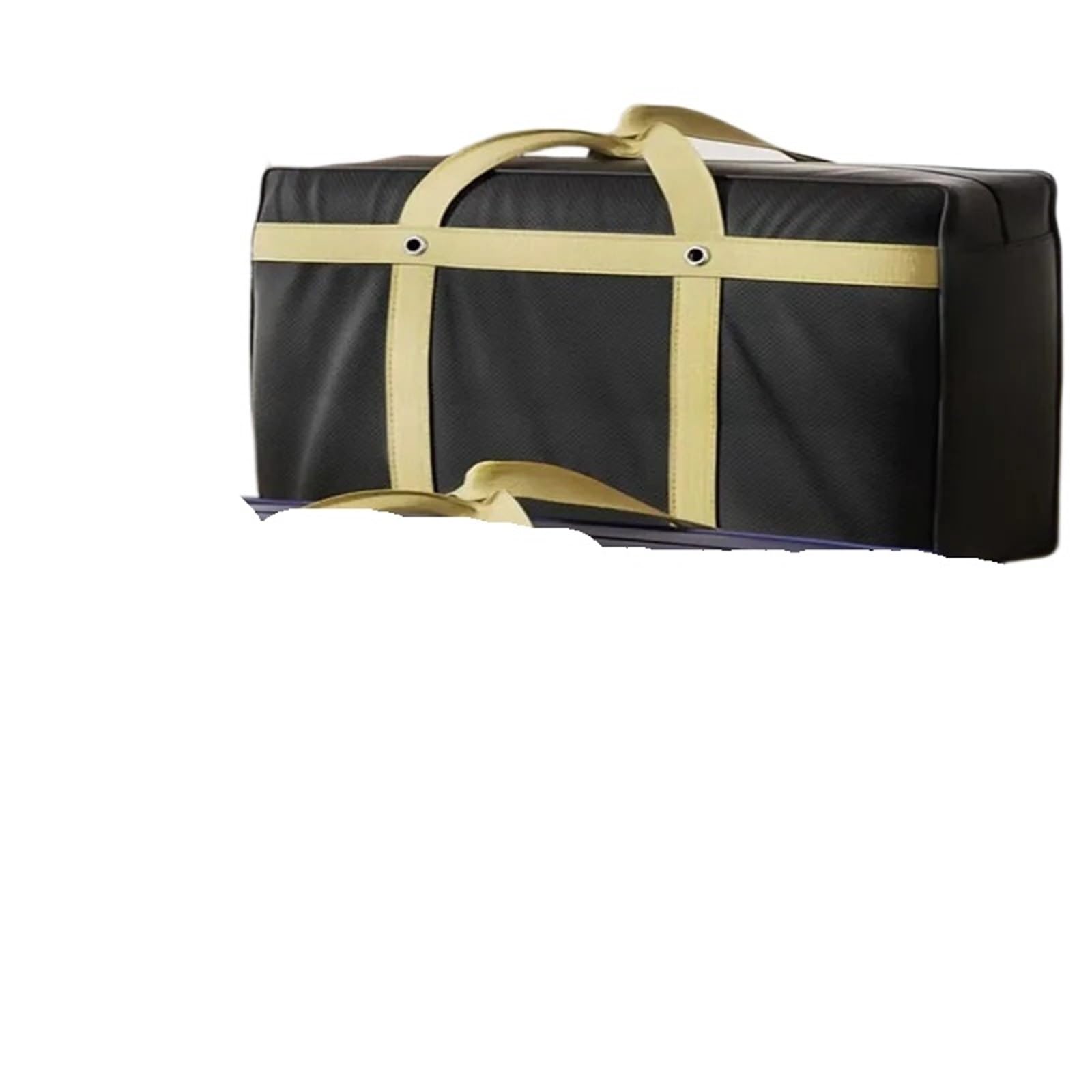 Garden Cushion Storage Bag Large Capacity Storage Bag Non-Woven Clothes Organizer For Bedroom Quilt Sundries Travel Packing Luggage Moving(Black 75x50x27cm)