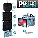 Bag&Carry Large Travel Hanging Toiletry Bag For Women - Folding Bathroom Toiletry Cosmetic Organizer - XL Hanging Travel Bag For Full Size Toiletries (teal)