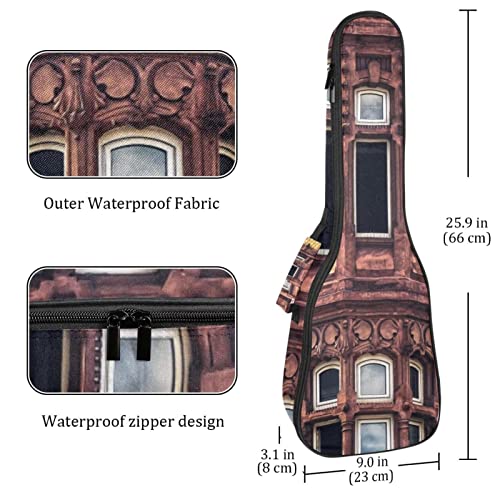 Housse pour ukulélé rétro Château Villa 10 mm avec rembourrage épais en éponge 53,3 cm avec sangles réglables pour… - Les Beatles, Paul McCartney, John Lennon, RIngo Starr, George Harrison Housse pour ukulélé rétro Château Villa 10 mm avec rembourrage épais en éponge 53,3 cm avec sangles réglables pour… – Image 5
