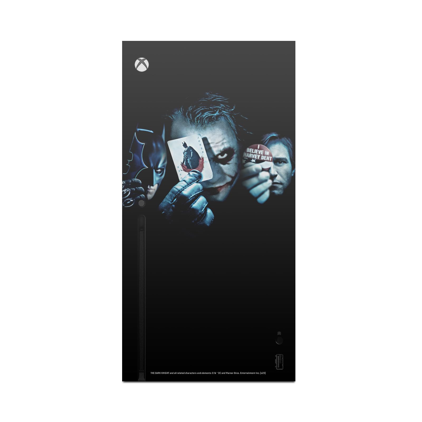Head Case Designs sous Licence Officielle The Dark Knight Carte Joker Art Clé Vinyle Autocollant De Jeu Peau Autocollant Couverture Compatible avec Xbox Series X Console