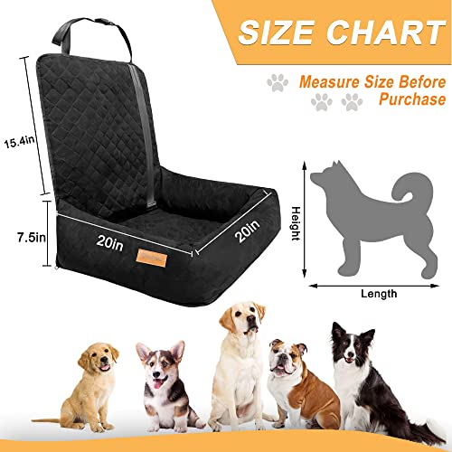 Dog Car Seat Pet Booster Car Seat For Small Mid Dogs, Dog Car Seat Is Safe And Comfortable, And Can Be Disassembled For Easy Cleaning, Comfy Ultra Soft Car Travel Bed #TOP3