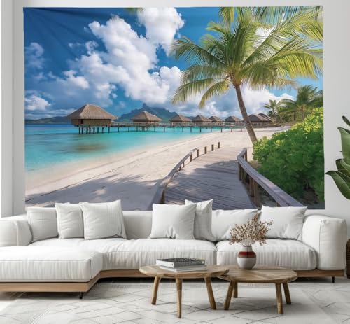 Tapisserie 3D Effet Décoration Murale Tissu pour Chambre 150x200