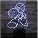 Produktbild Weihnachten USB Nachtlicht LED 3D Figur Multicolor RGB Deko Licht Kinder Baby Geschenke Spieltisch Lampe Nachttisch Boutique