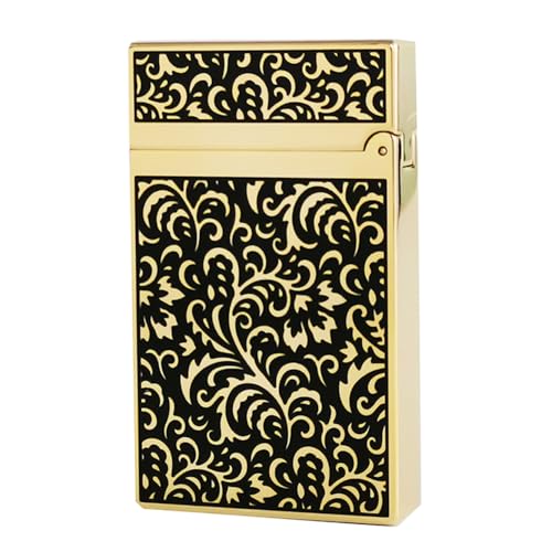 Encendedor Retro Flower clásico con llama suave y ajustable miniatura 2
